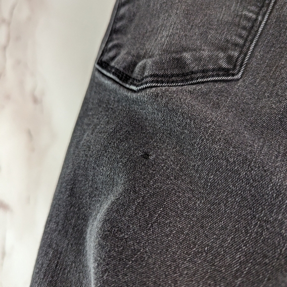 Roebuck & Co Jeans Girls Size 6 Black Gray Denim Skinny Mid Rise Pant Sears - Picture 9 of 10